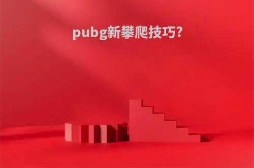 pubg新攀爬技巧?