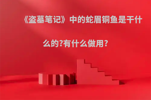 《盗墓笔记》中的蛇眉铜鱼是干什么的?有什么做用?