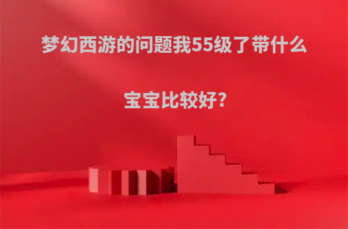 梦幻西游的问题我55级了带什么宝宝比较好?